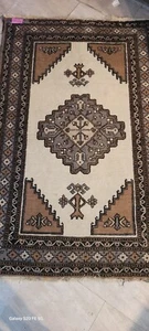 Vintage Hand Loomed Wool Western Rug 6'7" X 4' - Picture 1 of 5