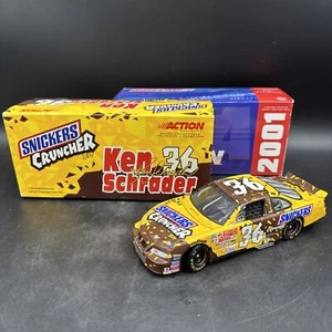 Nascar-2001 Snickers Ken Schrader #36-action 1/24 collector car - Picture 1 of 22
