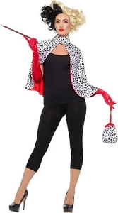 Smiffys 47314 Deluxe Evil Madame Kit, Womens, BlackWhite, One Size - Picture 1 of 2
