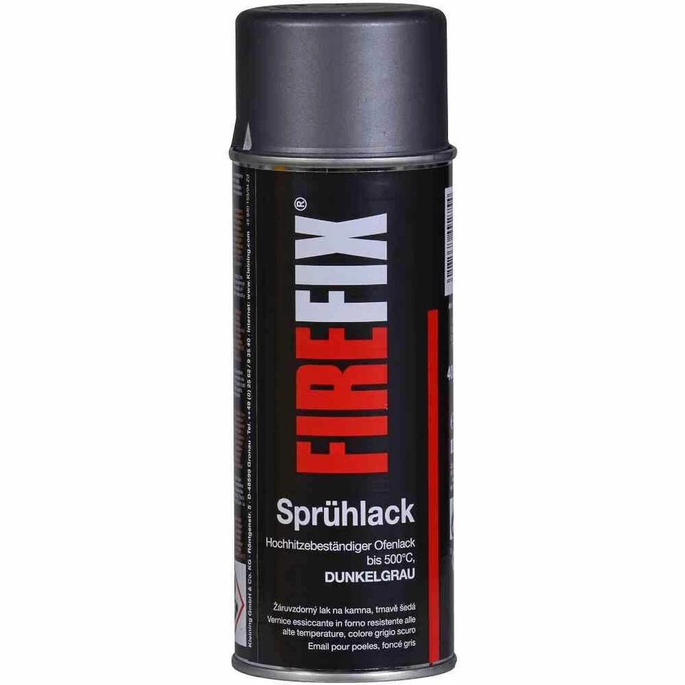 FireFix Ofenlack 400 ml dunkelgrau - Bild 1 von 1