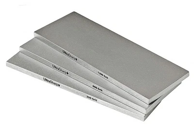 Ultra Sharp Diamond Sharpening Stone Set - 8 x 3 Coarse/Medium/Extra Fine - Image 1 of 4