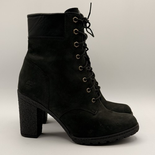 Stivali Timberland donna neri Earthkeepers Glancy tacco alto Ortholite US 7 5