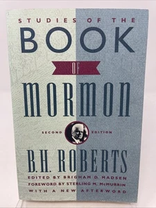 Studies of the Book of Mormon by B.H. Roberts - 1992 2nd Edition (Like New) 4a5 - Imagen 1 de 6