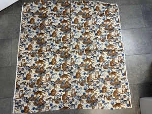 Cats Kittens Playing W/Yarn Fabric VIP Cranston Print 45” Wide 1.3 Yards New Vtg - Picture 1 of 4
