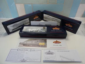 Bachmann Calibre OO 32-910 Clase 108 Juego de 3 Carros DMU BR Azul/Gris Librea DCC Listo - Imagen 1 de 19
