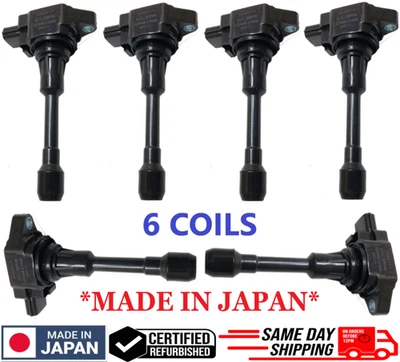 6 bobinas de encendido originales para Infiniti 2008-2017 y Nissan 3,7 L V6, 22448-EY00A Foto 1 de 4
