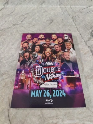 All Elite Pro Wrestling AEW Double Or Nothing 2024 Blu-ray Omega MJF Swerve Foto 1 de 4