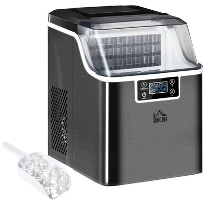 Ice Cube Maker Machine 20kg/24h 2.3L Ice Cube Maker with 3.2L Water Tank Stainless Steel - Image 1 of 4