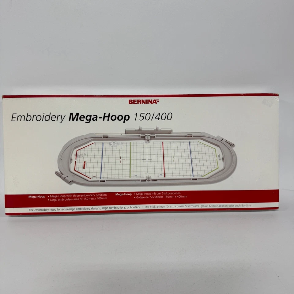 NEW! BERNINA  Embroidery Mega-Hoop 150/400 (150mm by 400mm) - Image 1 of 4