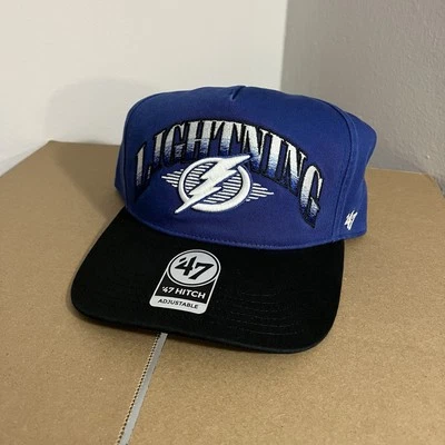 Nuevo con etiquetas Sombrero Tampa Bay Lightning Snapback 47 Marca Hitch NHL Stamkos Kucherov TB Foto 1 de 4