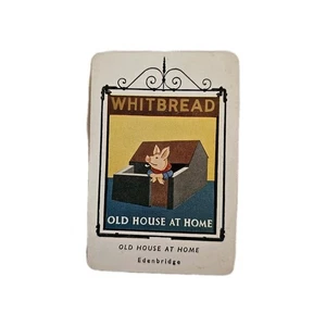 NO 29 WHITBREAD INN SIGNS CARD OLD HOUSE AT HOME EDENBRIDGE CARD - Picture 1 of 2