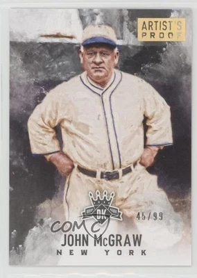 2017 Panini Diamond Kings Artist's Proof Gold /99 John McGraw #48 HOF - Image 1 of 2