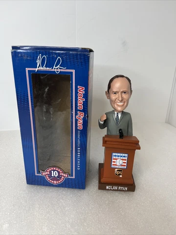 MLB Nolan Ryan 1999 HOF Induction Bobblehead Round Rock Express Cover