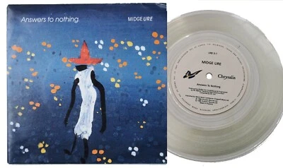 ULTRAVOX MIDGE URE 7" Answer To Nothing CLEAR VINYL 1988 Original UK UNPLAYED - Image 1 of 4