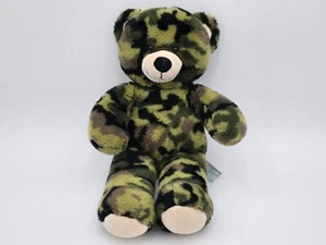 Oso de peluche Build A Bear militar verde camuflaje peluche 17 pulgadas - Imagen 1 de 19