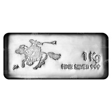 1 kilo Pony Express Silver Bar | Silvertowne Mint