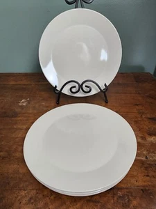 Ikea 21521 Beige Tan Off White DINNER Plates 9.75" Set of 4 - Picture 1 of 4