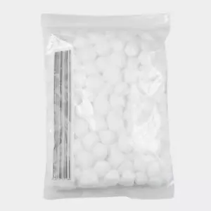 200 Pack Organic Cotton Balls Soft Skincare Makeup Nail Polish Removing Balls AU - Picture 1 of 5