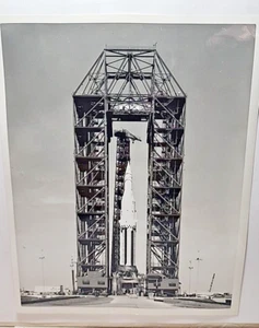 1965 Original Cape Canaveral Launch Complex 34 Rocket on Pad Ready 8 x 10 RRP 62 - Picture 1 of 7