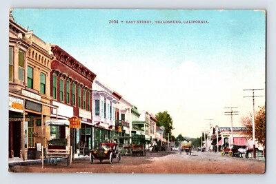 Postcard California Healdsburg CA East Street Cyrus Noble 1910s Unposted Divided - Image 1 of 2
