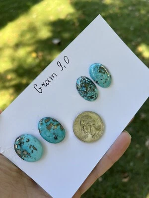 4 件 绿松石驾驶室带 Pyrite, 美丽自然色 9.0 克 — 第 1/4 张图片