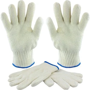 2 Pairs Oven Gloves Heat Resistant Oven Mitts Kitchen Pot Holders Cotton Gloves - Picture 1 of 12