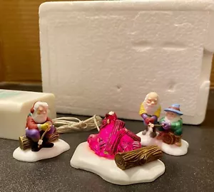 Dept 56 Marshmallows Around The Campfire ~ North Pole Series #56.56712 - Picture 1 of 20