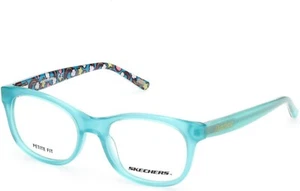 Skechers SE1646 Aqua Blue 089 Plastic Kids Optical Eyeglasses Frame 46-16-130 - Picture 1 of 1