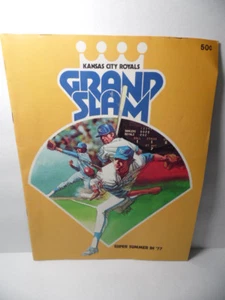 1977 Kansas City Royals AL West Division Champions Scorebook - Bild 1 von 1