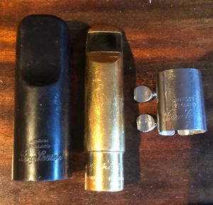 BERG LARSEN BRONZE 'OFFSET M' ALTO SAXOPHONE MOUTHPIECE (80/3/M) - FAB CONDITION - Picture 1 of 18
