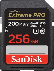 SanDisk Extreme Pro SD UHS I 256GB Card for 4K Video SDSDXXD-256G-GN4IN - Picture 1 of 3