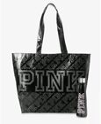 VS PINK Shopper Tote  metal black logo Swell Water Bottle SET NEW