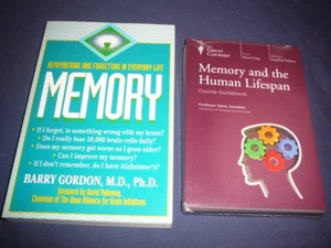 Teaching Co Great Courses DVDs : MEMORY and HUMAN LIFESPAN new + BONUS - Picture 1 of 3