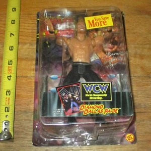 2000 WCW NWO DDP Diamon Dallas Page Wrestling figura Smash n Slam WWE caja pequeña - Imagen 1 de 4