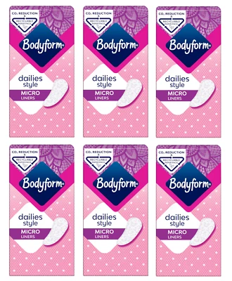 Bodyform Slipeinlagen Micro 22 pro Packung 6 Stück