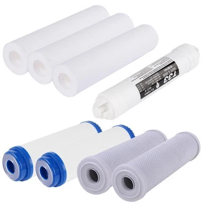 8 PCS Drinking Water Filter 5 Stage RO Replacement Set Reverse Osmosis System - Image 1 of 4