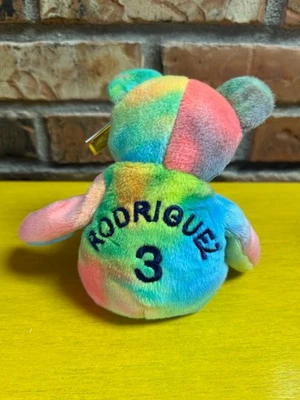  Salvino's Bamm Beano's #3 Alex Rodriquez 1998 MLB plush Beanie Baby w/ Tags New - Image 1 of 3