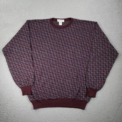 Tricots St Raphael Knit Sweater Men's Size Large Crewneck 100% Wool Vintage - Image 1 of 4