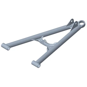 Polaris Right Side, Lower Control Arm, Medium Gloss Black - Picture 1 of 3