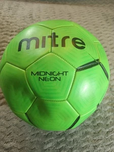 Mitre Soccer Ball Midnight Neon Recreational Size 5 - Picture 1 of 7
