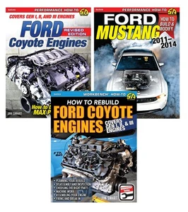 Ford Coyote Engines: Build, Modify & Max Performance 3 Book Set - Picture 1 of 4