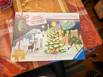 Ravensburger Holiday Puzzle Advent Calendar 24 Mini Jigsaw Puzzles 1000+ Pieces - Image 1 of 4