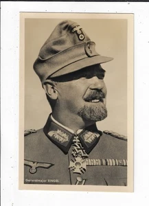 WWII German Generalmajor Ringel RPPC Personality Portrait Postcard p2336 - Picture 1 of 2