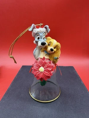 RARO Adorno Vintage Disney Park Dama Y La Campana Trump Foto 1 de 4