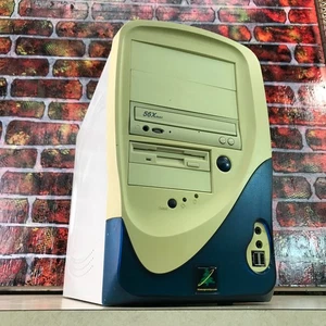 Classic Custom Beige ATX PC for Retro Gaming Celeron 1.00GHz 128MB RAM No HDD - Picture 1 of 10