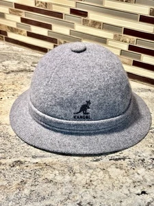Vintage Kangol Bermuda Casual - Grey - Size Medium - Picture 1 of 4