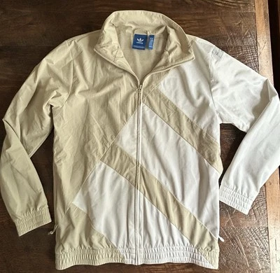 Adidas Originales EQT Negrita Track Top Chaqueta con Cremallera Marrón Blanco Para Hombre Talla M Foto 1 de 4