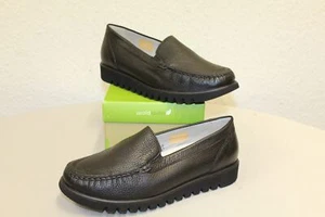 Waldläufer Mokassin Slipper Damen Schwarz Größe 41 Neu Rechnung MwSt - Picture 1 of 4