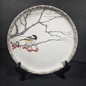 One Global Design Connections Chickadee Kate Williams 7.75 inch Plate - Picture 1 of 7