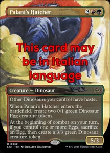 MTG PALANI's HATCHER 332 EXC - COVATRICE DI PALANI - LCI X IT - MAGIC - Picture 1 of 1